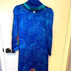 Pure Charmeuse Silk Kameez and Chiffon Dupatta